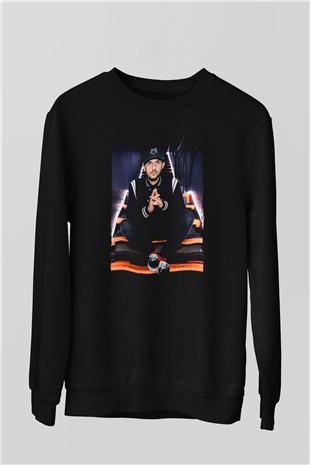 Borgore Siyah Unisex Sweatshirt