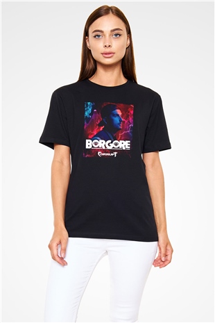Borgore Siyah Unisex Tişört T-Shirt - TişörtFabrikası