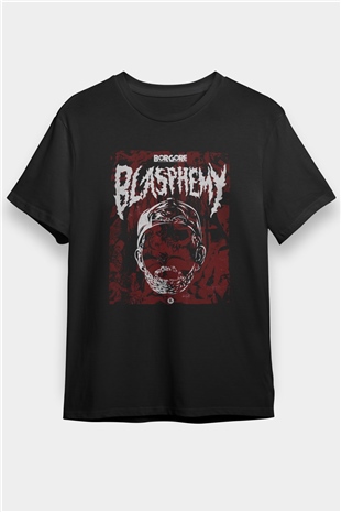 Borgore Siyah Unisex Tişört T-Shirt - TişörtFabrikası