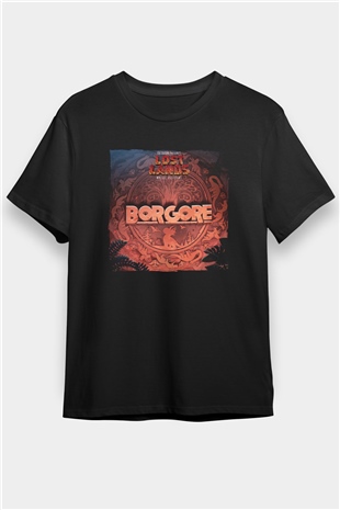 Borgore Siyah Unisex Tişört T-Shirt - TişörtFabrikası