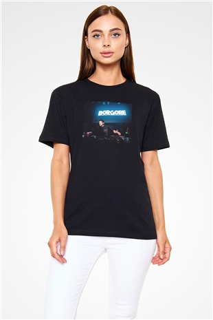 Borgore Siyah Unisex Tişört T-Shirt - TişörtFabrikası