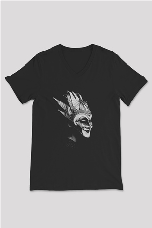 Boris Brejcha Siyah Unisex V Yaka Tişört
