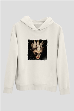 Boris BrejchaBaskılı Beyaz Hoodie