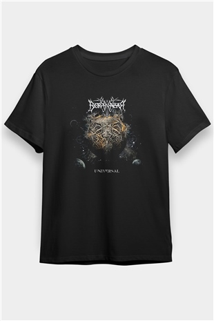 Borknagar Baskılı Unisex Siyah Tişört - Tshirt