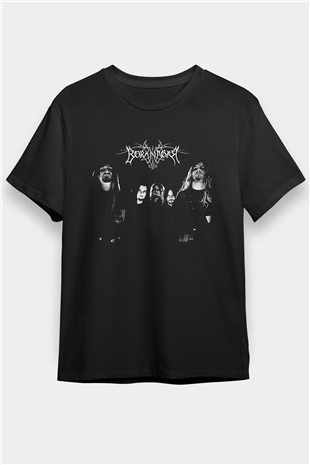 Borknagar Baskılı Unisex Siyah Tişört - Tshirt