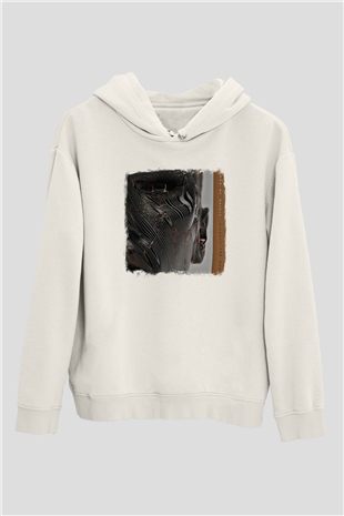 Born Of Osiris Baskılı Unisex Beyaz Hoodie