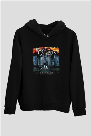 Born Of Osiris Baskılı Unisex Siyah Hoodie