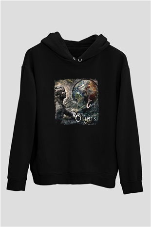 Born Of Osiris Baskılı Unisex Siyah Hoodie