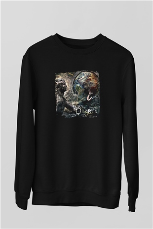 Born Of Osiris Baskılı Unisex Siyah Sweatshirt