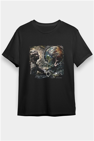 Born Of Osiris Baskılı Unisex Siyah Tişört