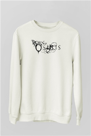 Born Of Osiris Beyaz Unisex Sweatshirt