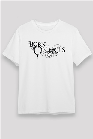 Born Of Osiris Beyaz Unisex Tişört T-Shirt - TişörtFabrikası