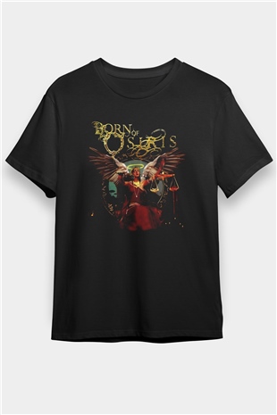 Born Of Osiris Siyah Unisex Tişört T-Shirt - TişörtFabrikası