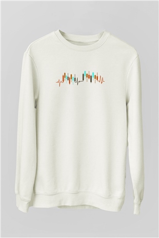Borsacı Beyaz Unisex Sweatshirt