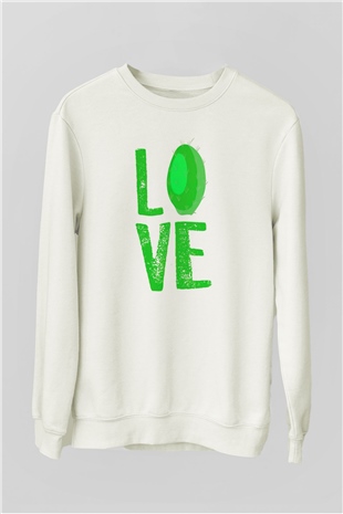 Botanikçi Beyaz Unisex Sweatshirt