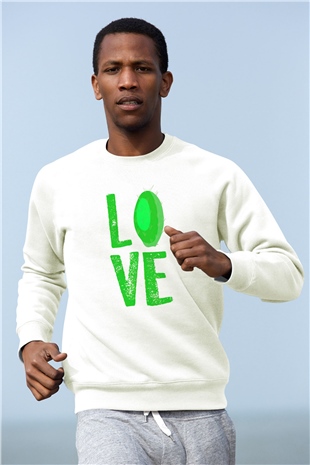 Botanikçi Beyaz Unisex Sweatshirt