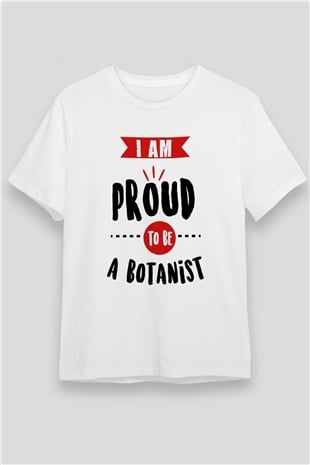 Botanikçi Beyaz Unisex Tişört T-Shirt - TişörtFabrikası