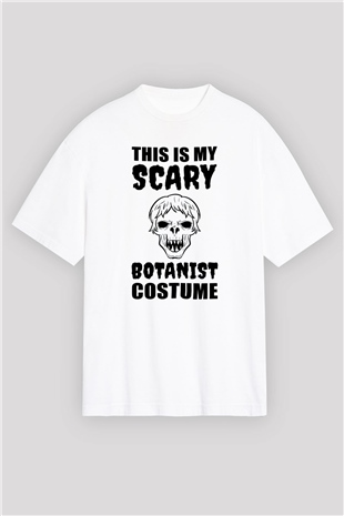 Botanikçi Beyaz Oversize Tişört Oversize T-shirt - TişörtFabrikası