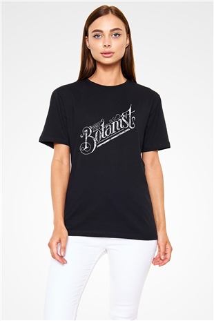 Botanikçi Siyah Unisex Tişört T-Shirt - TişörtFabrikası