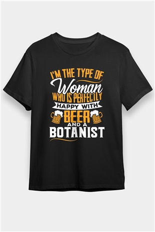 Botanikçi Siyah Unisex Tişört T-Shirt - TişörtFabrikası