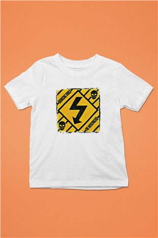 Bouncing Souls Baskılı Unisex Beyaz Çocuk Tişört