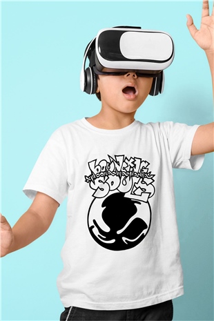 Bouncing Souls Beyaz Unisex Çocuk Tişört