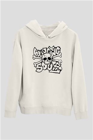Bouncing Souls Beyaz Unisex Kapüşonlu Sweatshirt