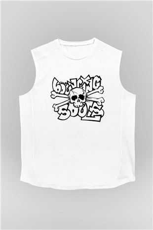 Bouncing Souls Beyaz Unisex Kolsuz Tişört