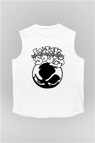Bouncing Souls Beyaz Unisex Kolsuz Tişört
