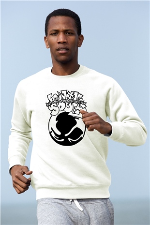 Bouncing Souls Beyaz Unisex Sweatshirt