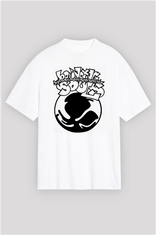 Bouncing Souls Beyaz Oversize Tişört Oversize T-shirt - TişörtFabrikası