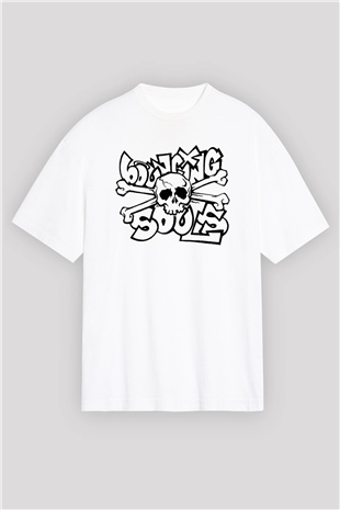 Bouncing Souls Beyaz Oversize Tişört Oversize T-shirt - TişörtFabrikası