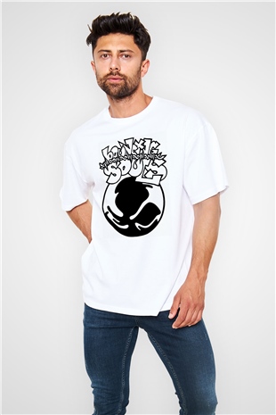 Bouncing Souls Beyaz Oversize Tişört Oversize T-shirt - TişörtFabrikası