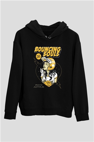 Bouncing Souls Siyah Unisex Hoodie