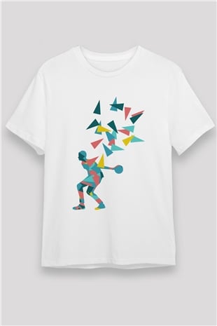 Bovling Beyaz Unisex Tişört T-Shirt - TişörtFabrikası