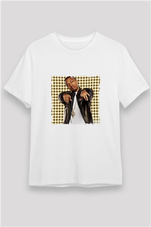 Bow Wow Baskılı Unisex Beyaz Tişört