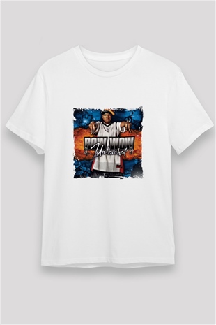 Bow Wow Baskılı Unisex Beyaz Tişört