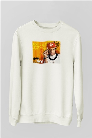 Bow Wow Beyaz Unisex Sweatshirt