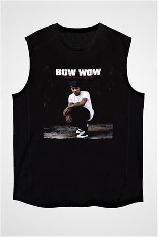 Bow Wow Siyah Unisex Kolsuz Tişört