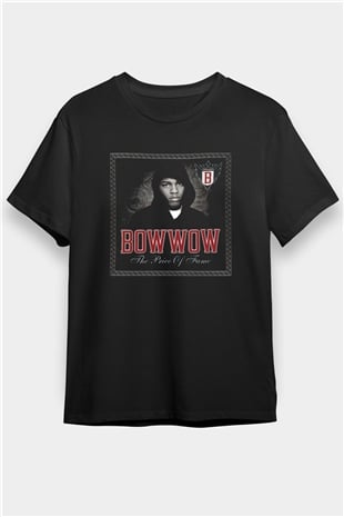 Bow Wow Siyah Unisex Tişört T-Shirt - TişörtFabrikası