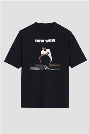 Bow Wow Siyah Oversize Tişört Oversize T-shirt - TişörtFabrikası
