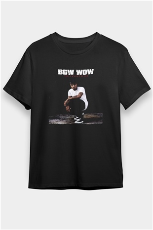 Bow Wow Siyah Unisex Tişört T-Shirt - TişörtFabrikası
