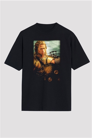 Brad Pitt Siyah Unisex Oversize Tişört T-Shirt