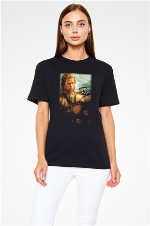 Brad Pitt Siyah Unisex Tişört T-Shirt - TişörtFabrikası
