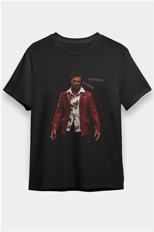 Brad Pitt Siyah Unisex Tişört T-Shirt - TişörtFabrikası