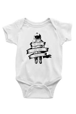 Brand New Beyaz Bebek Body - Zıbın