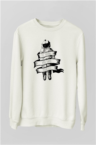 Brand New Beyaz Unisex Sweatshirt