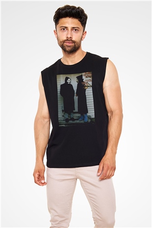 Brand New Siyah Unisex Kolsuz Tişört