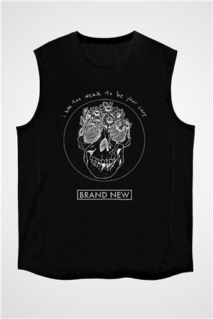 Brand New Siyah Unisex Kolsuz Tişört