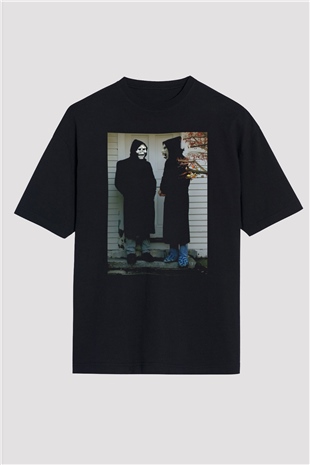 Brand New Siyah Unisex Oversize Tişört T-Shirt